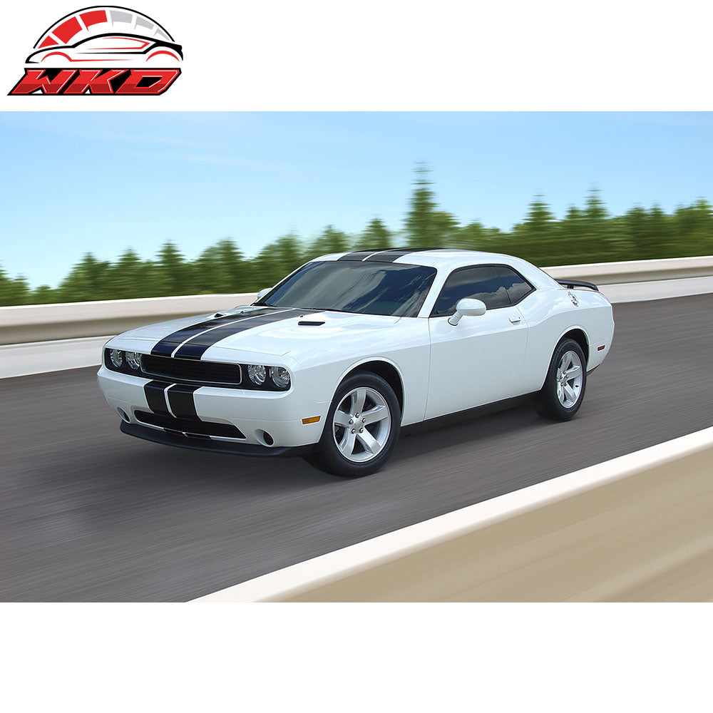Fits 08-10 Dodge Challenger MDP Style Front Bumper Lip PU Spoiler Chin Splitter