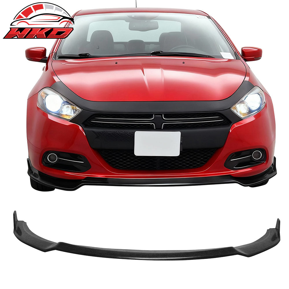 Fits 13-16 Dodge Dart Front Bumper Lip IKS Style Spoiler Underbody PU Splitter