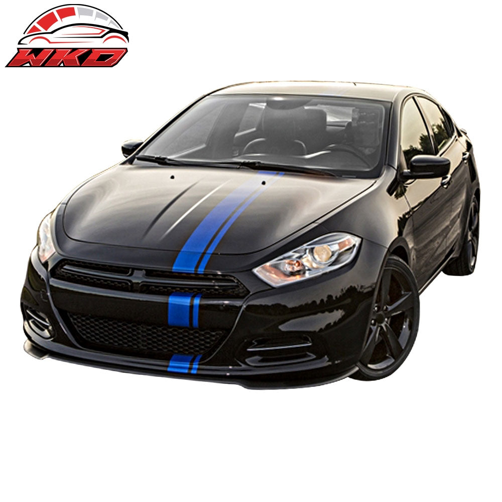 Fits 13-16 Dodge Dart OE Factory Style Unpainted Front Bumper Lip Spoiler Kit PU