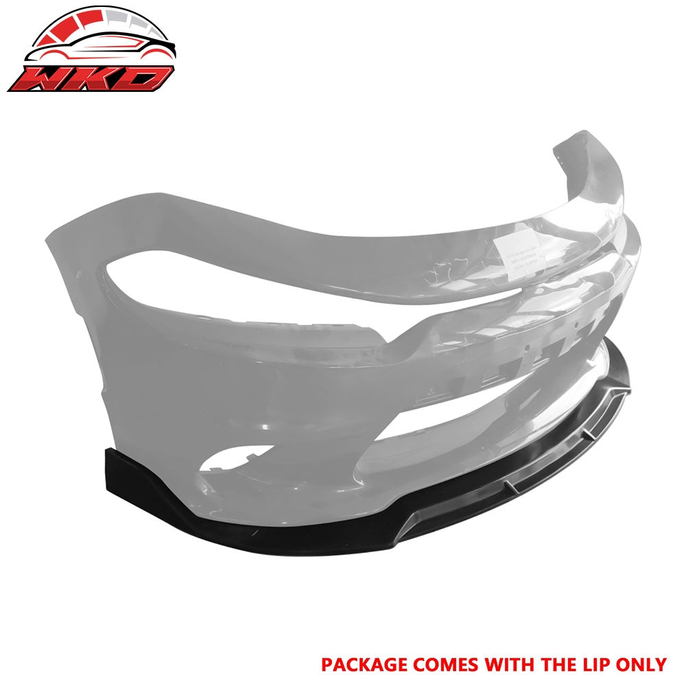 Fits 15-22 Dodge Charger SRT & Scat Pack V2 Style Front Bumper Lip Splitter PU