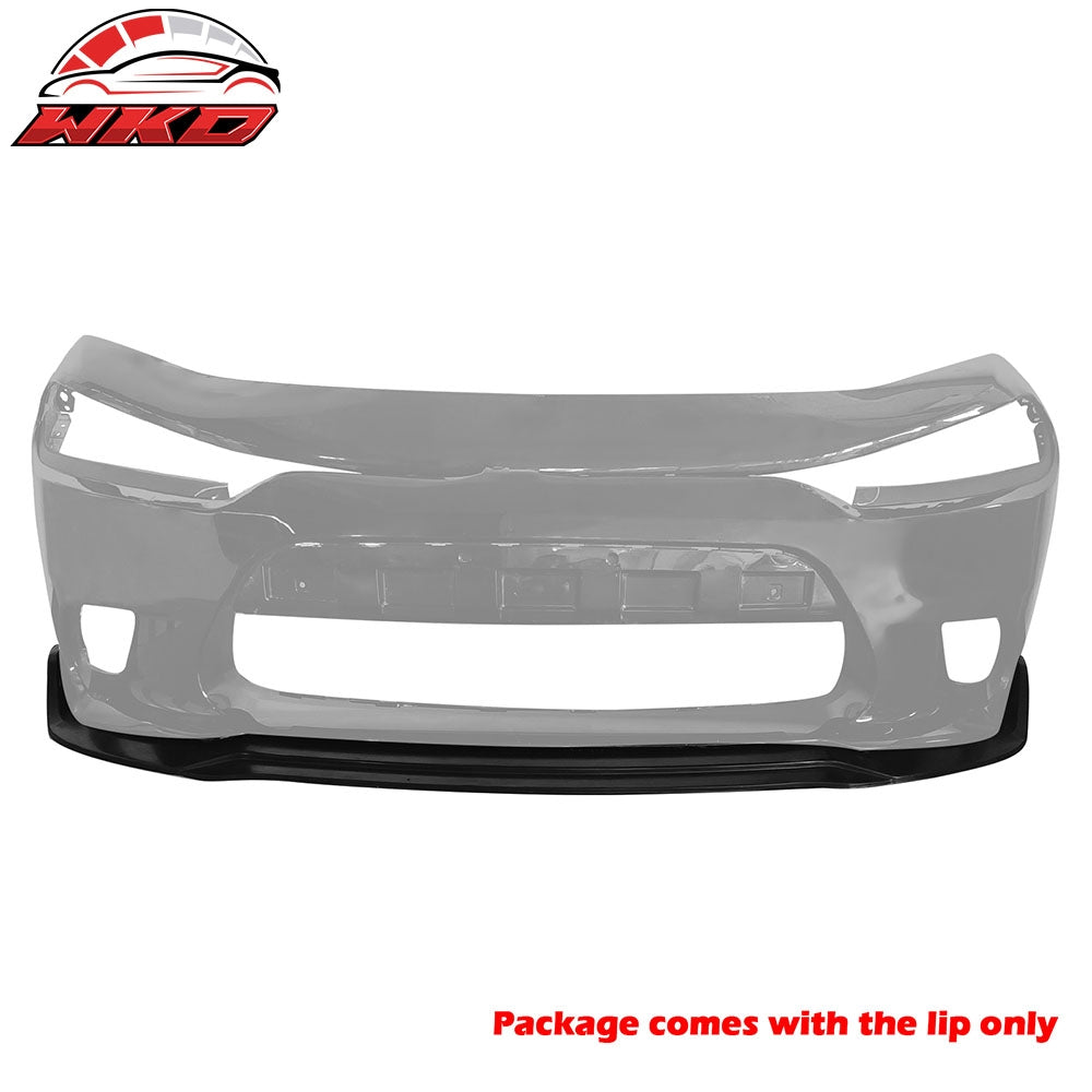 Fits 15-22 Dodge Charger Extreme Style Front Bumper Lip Splitter Spoiler PU