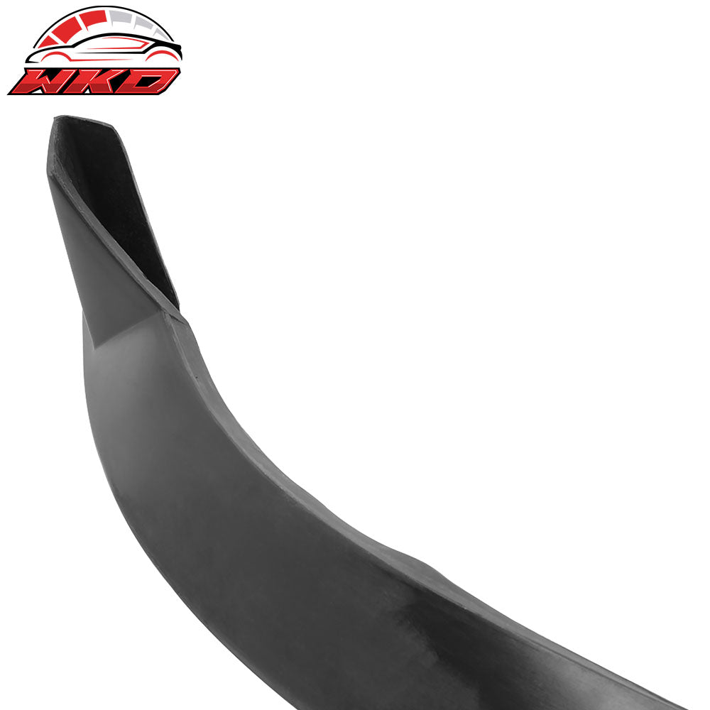 Fits 10-12 Ford Mustang V6 Front Bumper Lip Spoiler Splitter Unpainted Black PU