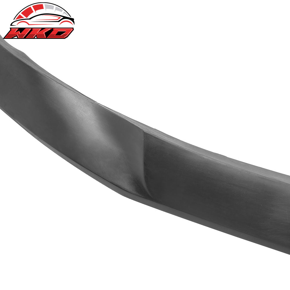 Fits 10-12 Ford Mustang V6 Front Bumper Lip Spoiler Splitter Unpainted Black PU