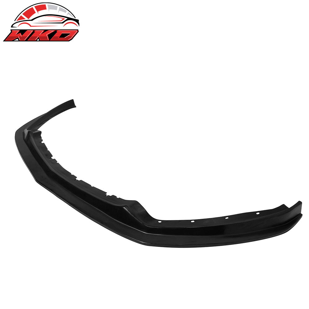 Fits 15-17 Ford Mustang MDA Style Front Bumper Lip Spoiler Unpainted Black PU