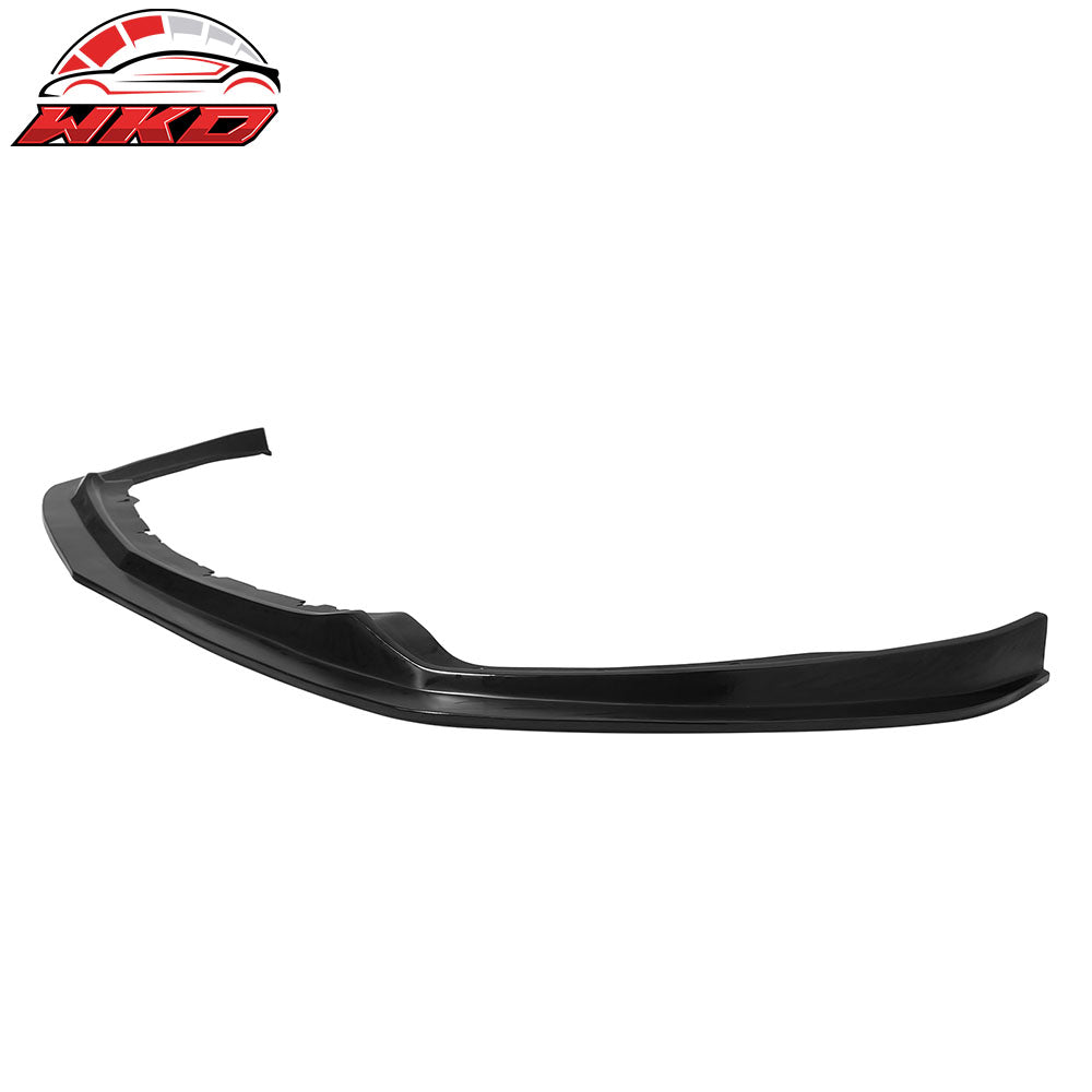 Fits 15-17 Ford Mustang MDA Style Front Bumper Lip Spoiler Unpainted Black PU
