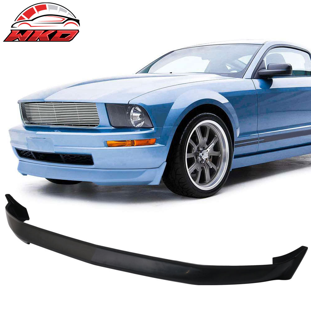 Fits 05-09 Ford Mustang V6 Only 3C Style Front Bumper Lip Spoiler Unpainted PU