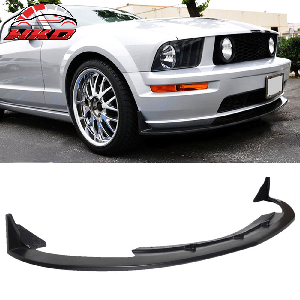 Fits 05-09 Ford Mustang V8 Type CV3 Style Front Bumper Lip Spoiler Unpainted PU
