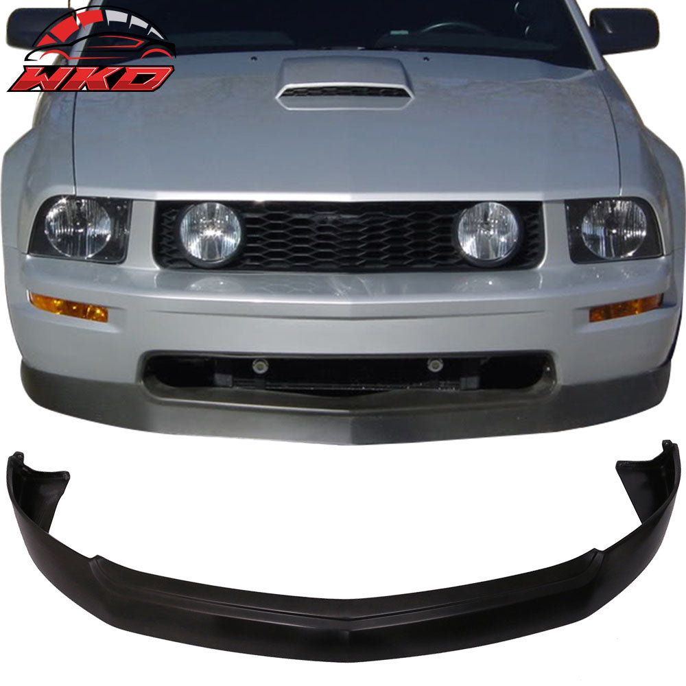 Fits 05-09 Ford Mustang V8 GT 4.6L Front Bumper Lip Chin Spoiler Splitter Guard