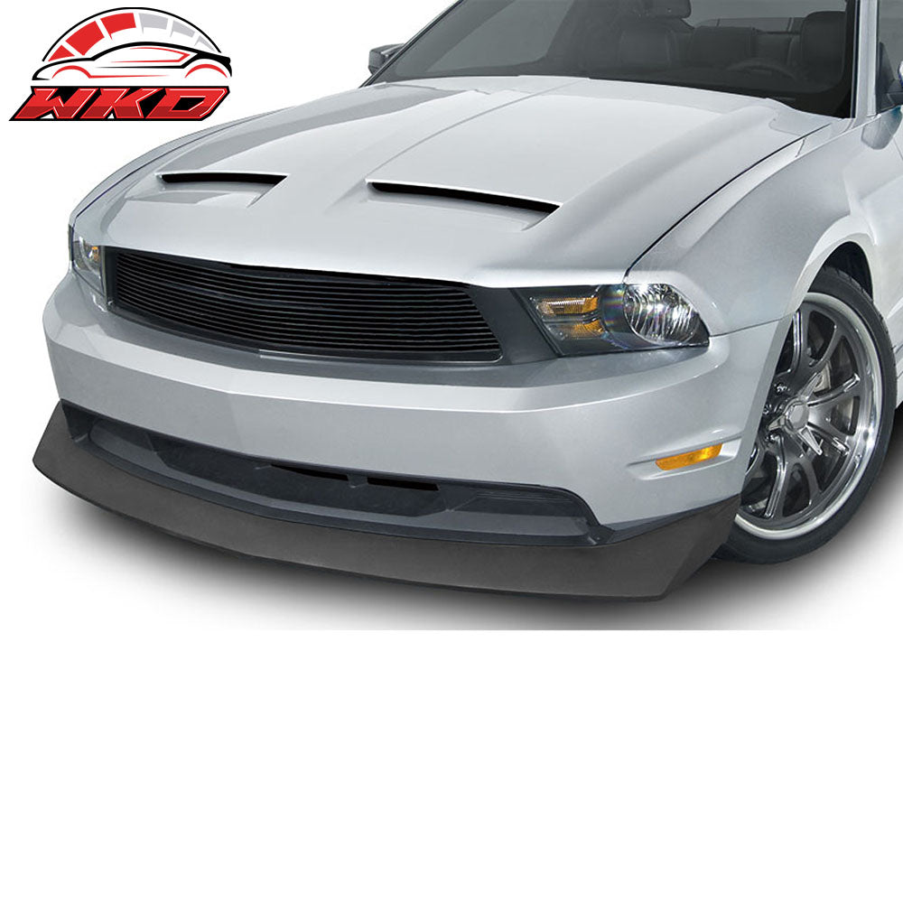 Fits 10-12 Ford Mustang GT V8 B2 Style Front Bumper Lip Spoiler Splitter PU