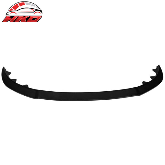 2013-14 Ford Mustang GT Style Front Bumper Lip Spoiler Unpainted Black PU | Wholesale