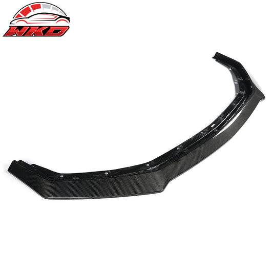 For 24-26 Ford Mustang Ecoboost & GT Ikon Style Carbon Fiber Front Bumper Lip CF | Wholesale