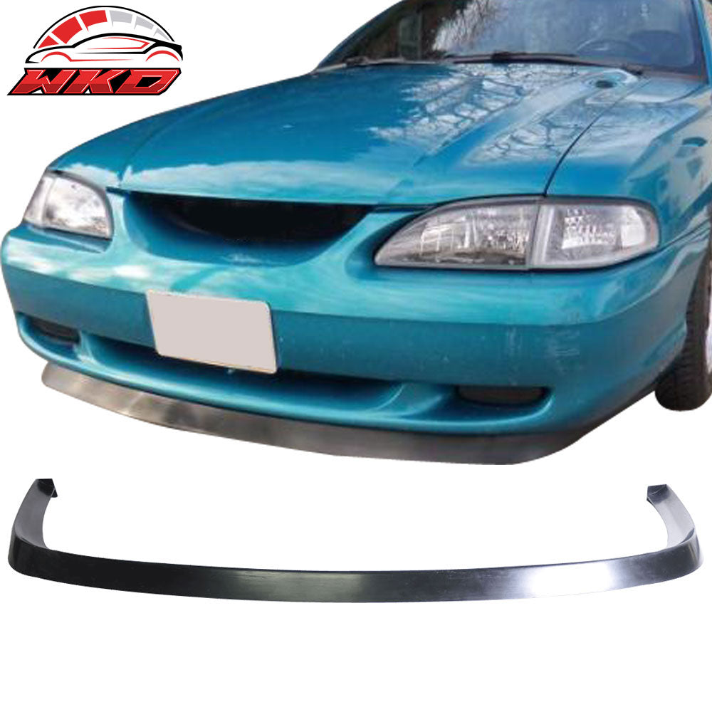 Fits 94-98 Ford Mustang V6 V8 GT Style Front Bumper Lip Spoiler Bodykit Guard PU
