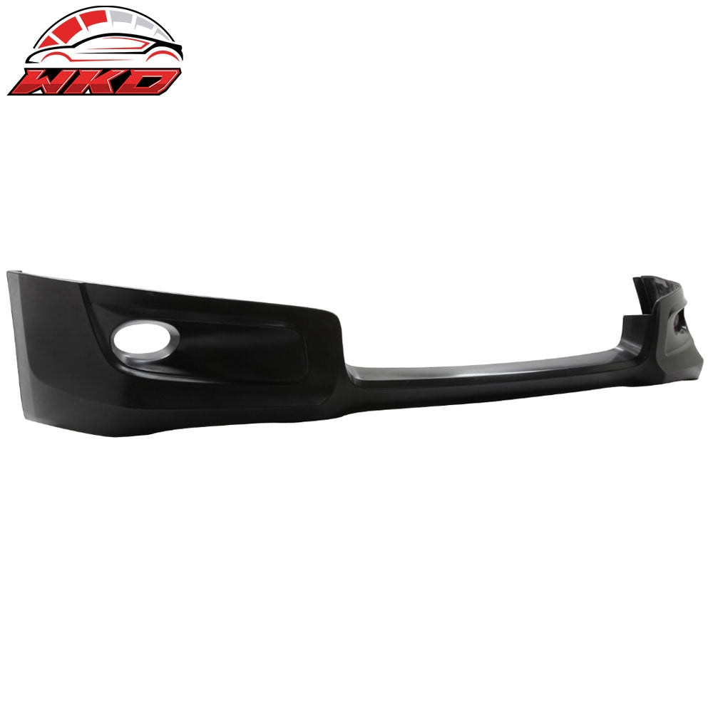 Fits 08-12 Honda Accord Coupe HFP Style Front Bumper Lip Spoiler Unpainted PU