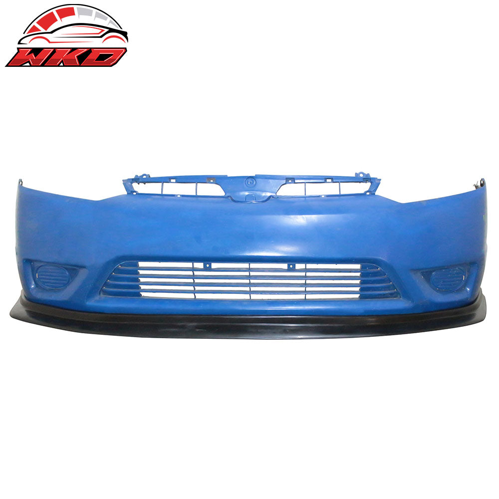 Fits 06-08 Honda Civic Aero DP Style Front Bumper Lip Splitter PU Chin Spoiler