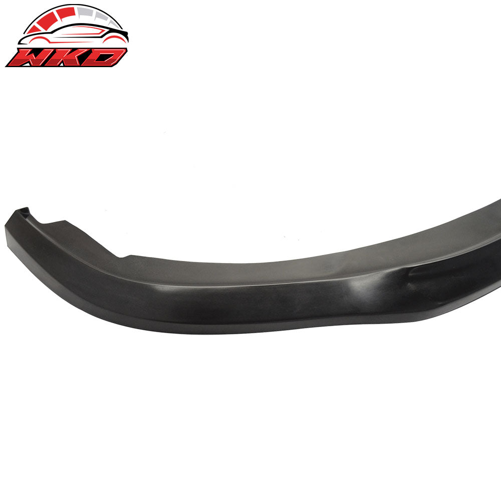 Fit 12 Honda Civic 4-Door Sedan Unpainted Black Front Bumper Lip PU (USDM Model)