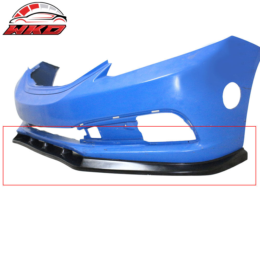 Fits 13-15 Honda Civic EK Sedan 4Dr IKON V3 Style PU Front Bumper Lip Spoiler
