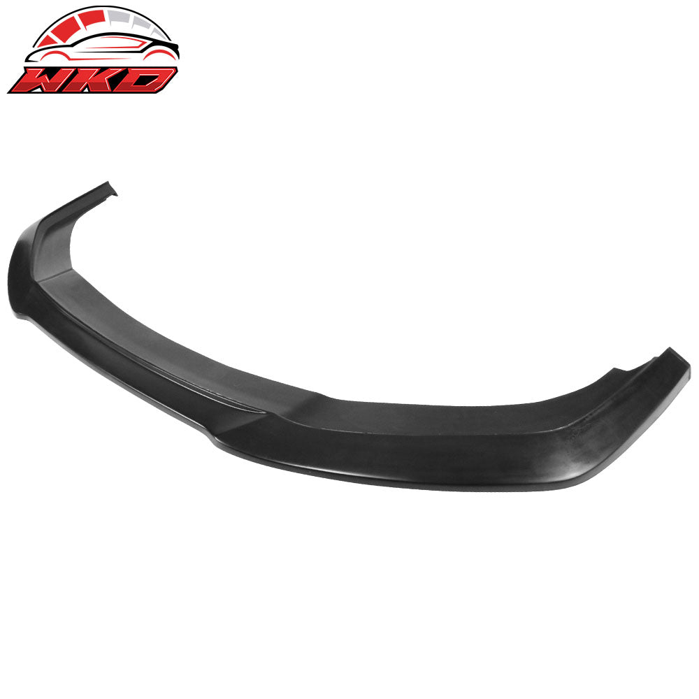 Fits 17-21 Honda Civic Si 4DR Hatchback GT Style Front Bumper Lip Black 1PC PU