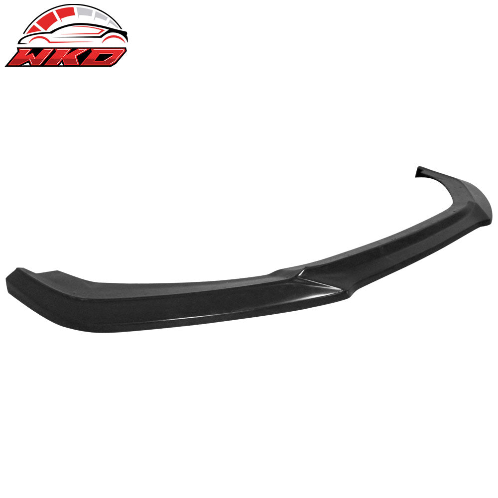 Fits 19-21 Honda Civic GT Style Front Bumper Lip Spoiler Kit Unpainted Black PU