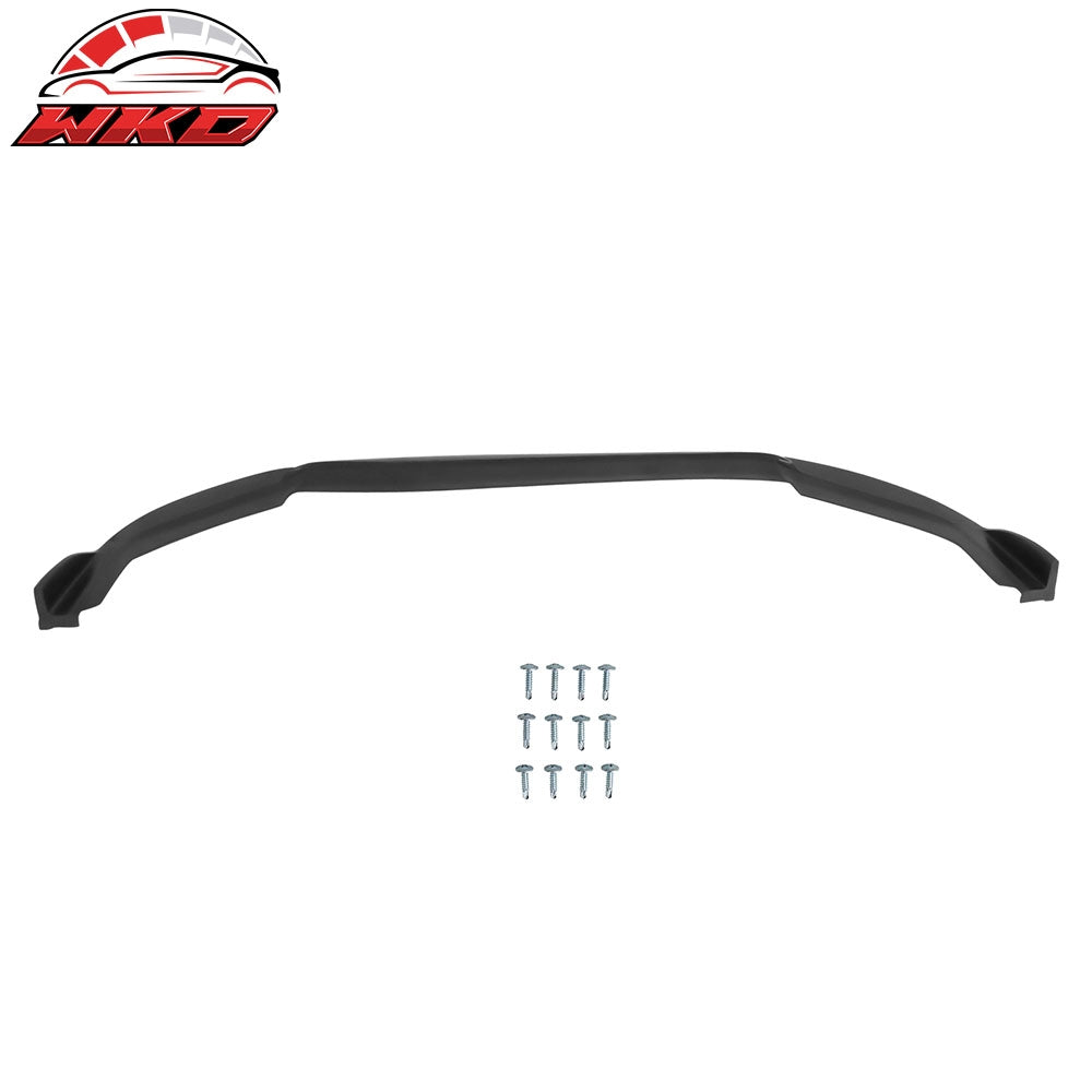 Fits 22-24 Honda Civic 11th Gen IK1 Style Front Bumper Lip Spoiler Unpainted PU