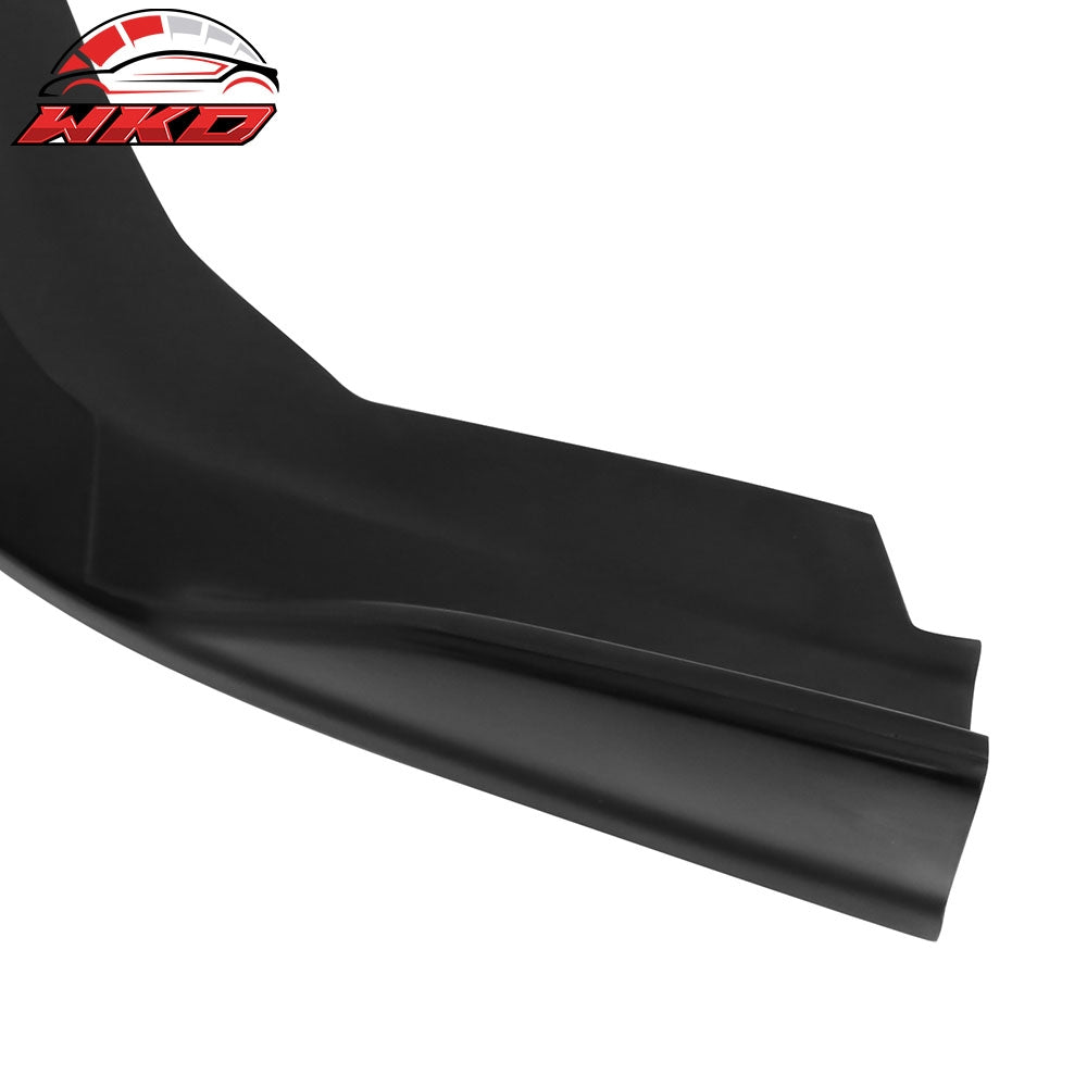 Fits 22-24 Honda Civic 11th Gen IK1 Style Front Bumper Lip Spoiler Unpainted PU