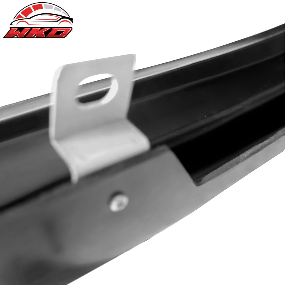 Fits 22-24 Honda Civic 11th Gen IK2 Style Unpainted Front Bumper Lip Spoiler PU