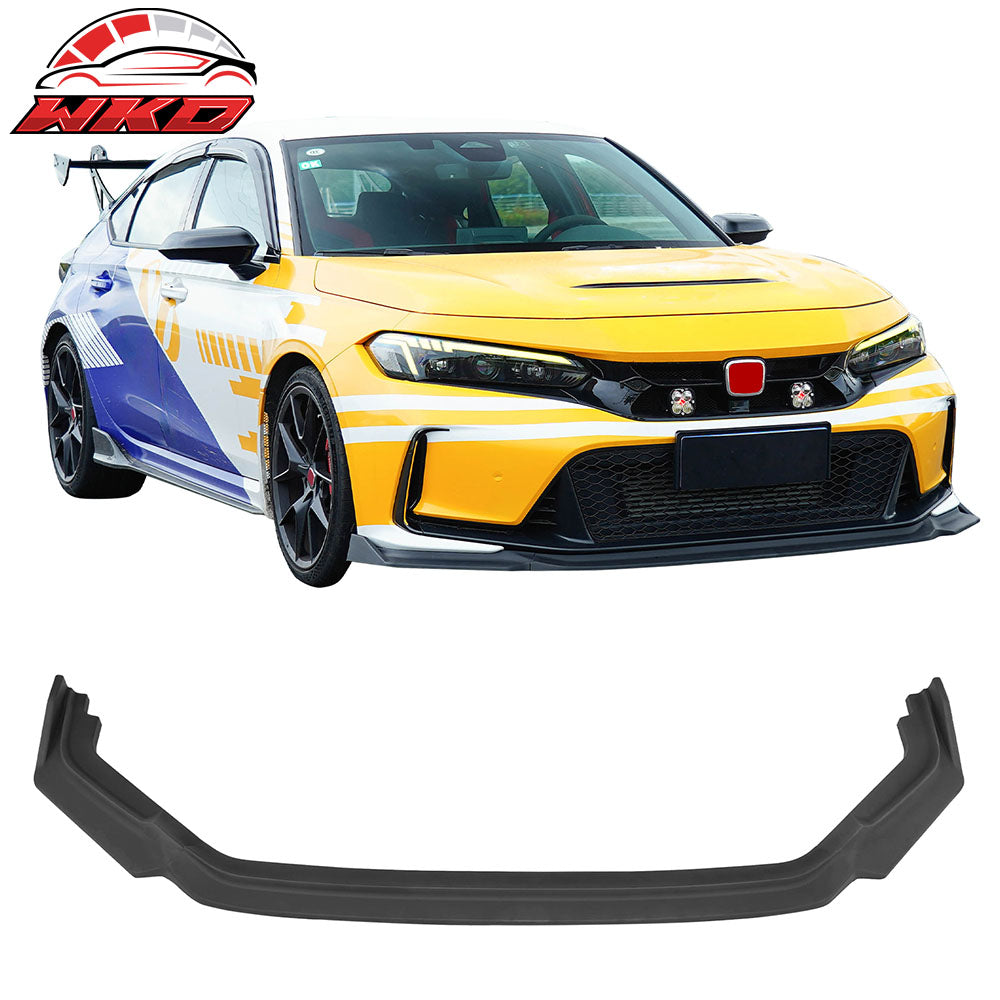 2023-25 Honda Civic FL5 Type R Hatchback AK ABS Front Bumper Lip Matte Black | Wholesale