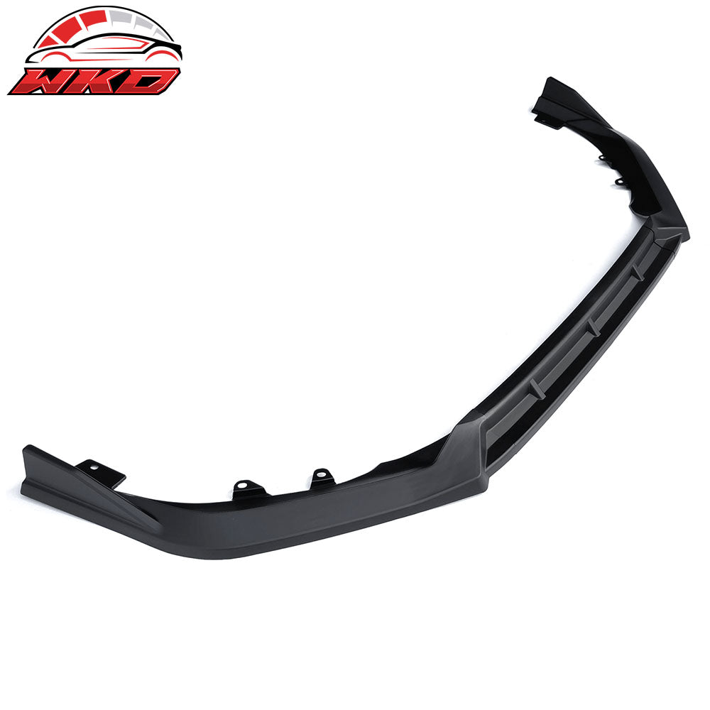 Fits 25-26 Honda Civic IKON Style 3PCS Front Bumper Lip Spoiler Chin Matte Black