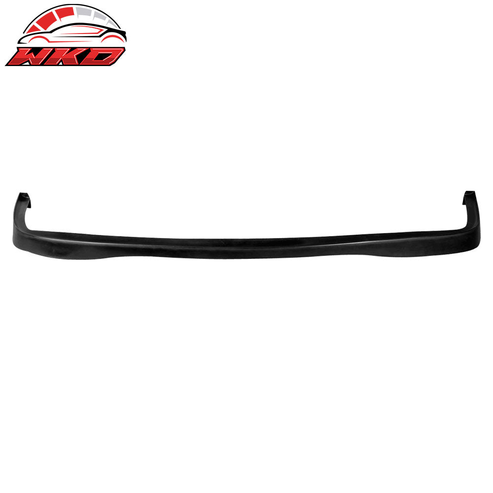 Fits 90-91 Honda Civic 4Dr Sedan JDM Style Front Bumper Lip Unpainted Black PU