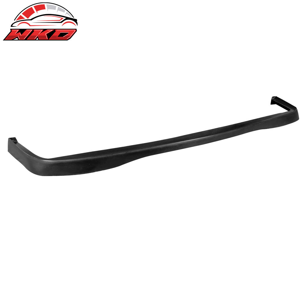 Fits 90-91 Honda Civic 4Dr Sedan JDM Style Front Bumper Lip Unpainted Black PU