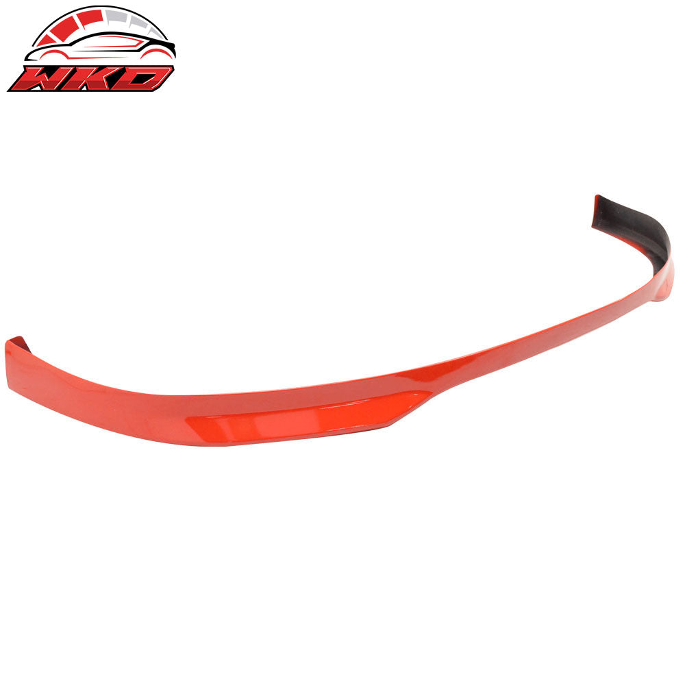 Fits 96-98 Honda Civic TR Style Front Bumper Lip Spoiler Splitter PU Painted Red