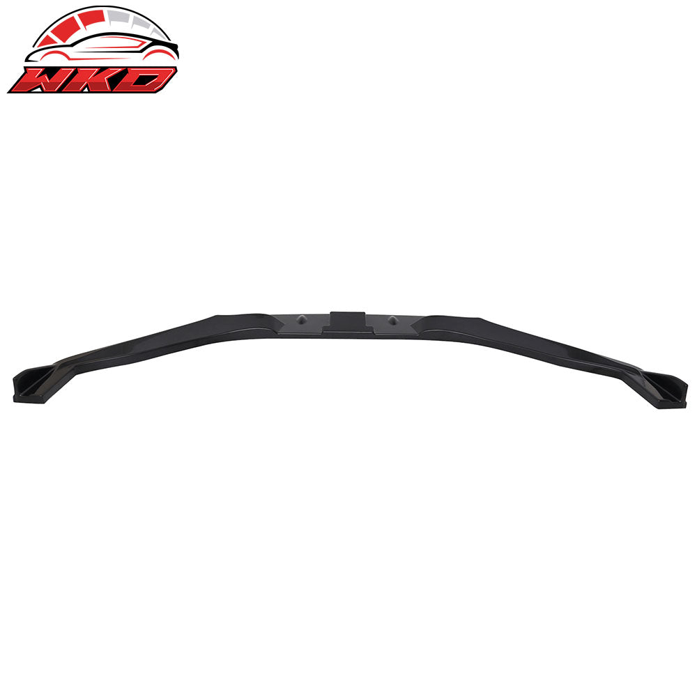 Fits 11-12 Honda CRZ A Type Front Bumper Lip Spoiler Unpainted Black ABS