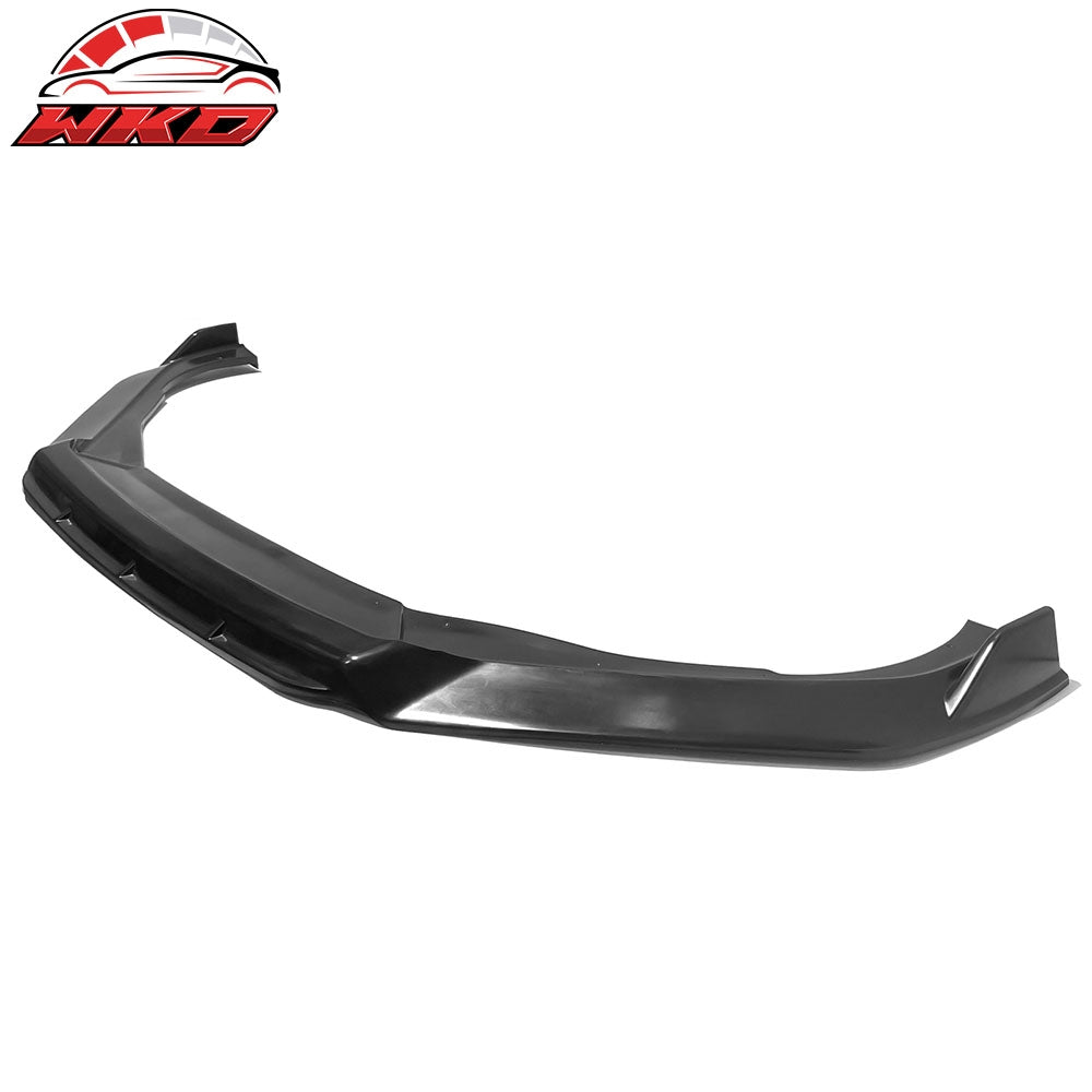 Fits 18-20 Honda Accord Sedan 4-Door JDM Style Front Bumper Lip Unpainted PU
