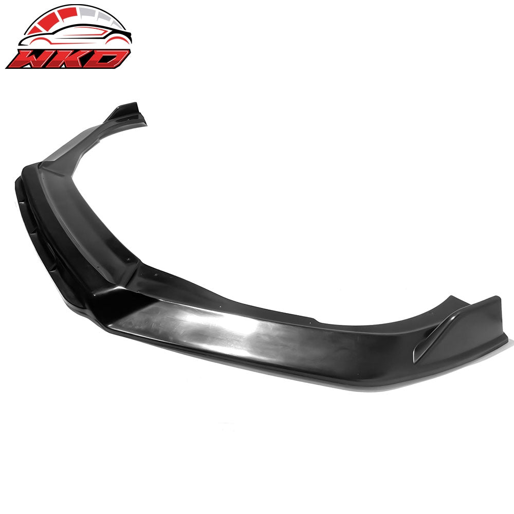 Fits 18-20 Honda Accord Sedan 4-Door JDM Style Front Bumper Lip Unpainted PU