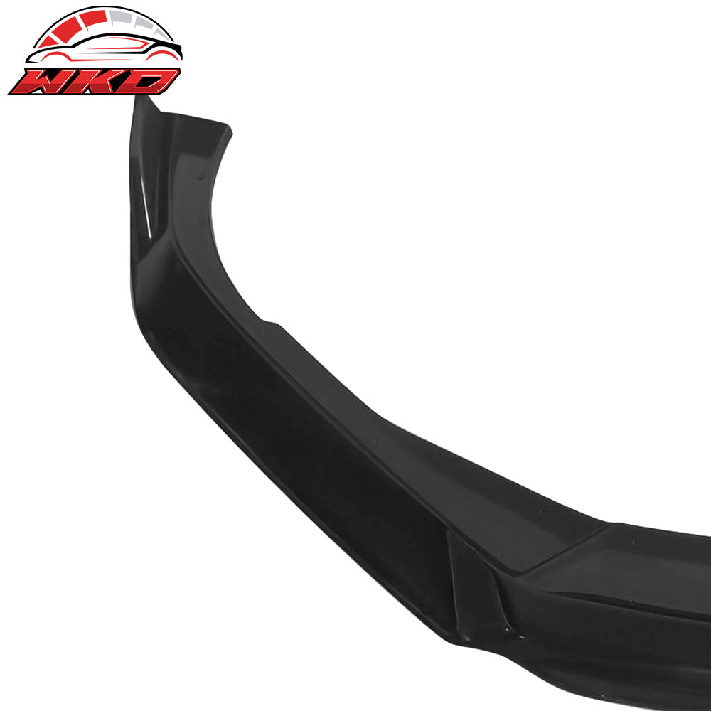 Fits 18-20 Honda Accord Sedan 4-Door JDM Style Front Bumper Lip Unpainted PU
