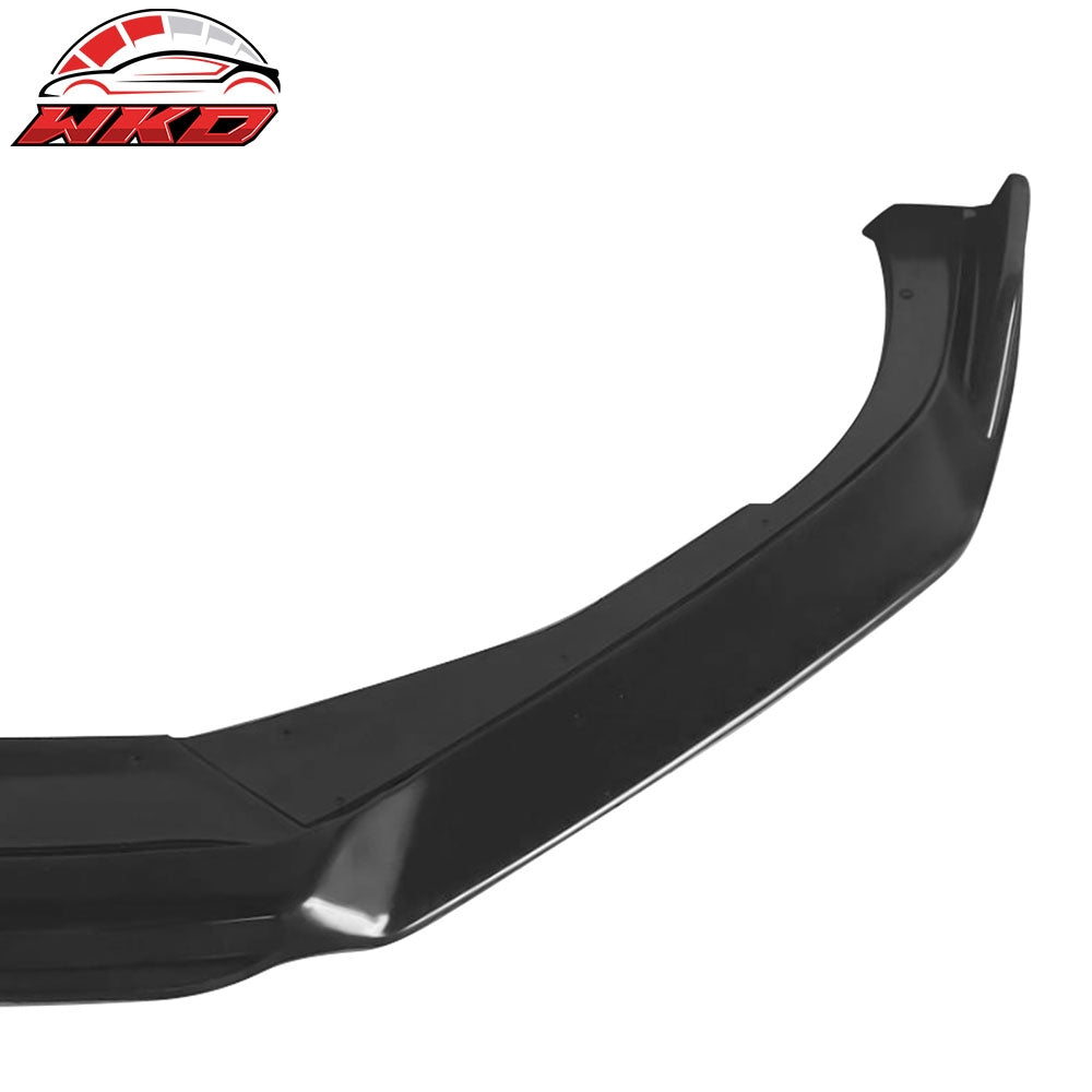 Fits 18-20 Honda Accord Sedan 4-Door JDM Style Front Bumper Lip Unpainted PU