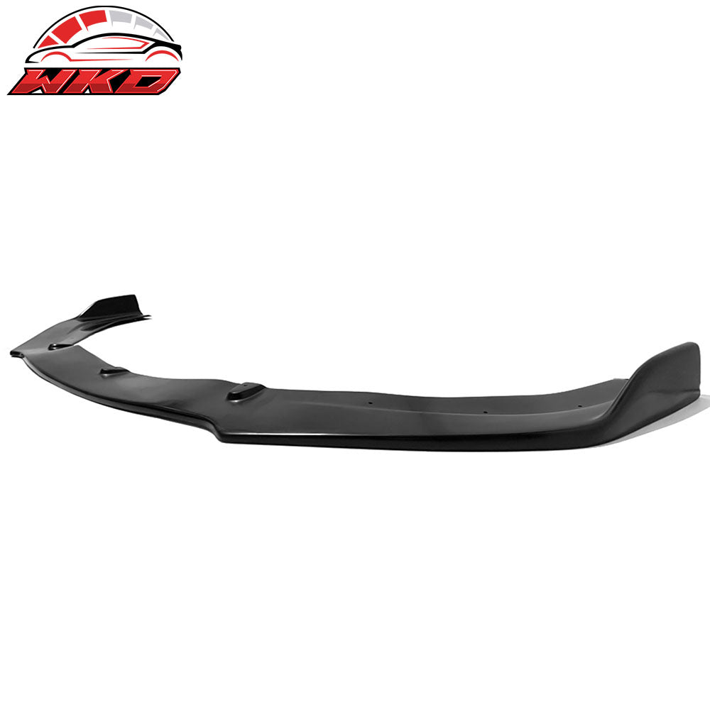 Fits 13-17 Nissan Sentra CS Style Front Bumper Lip Spoiler Unpainted Black PU