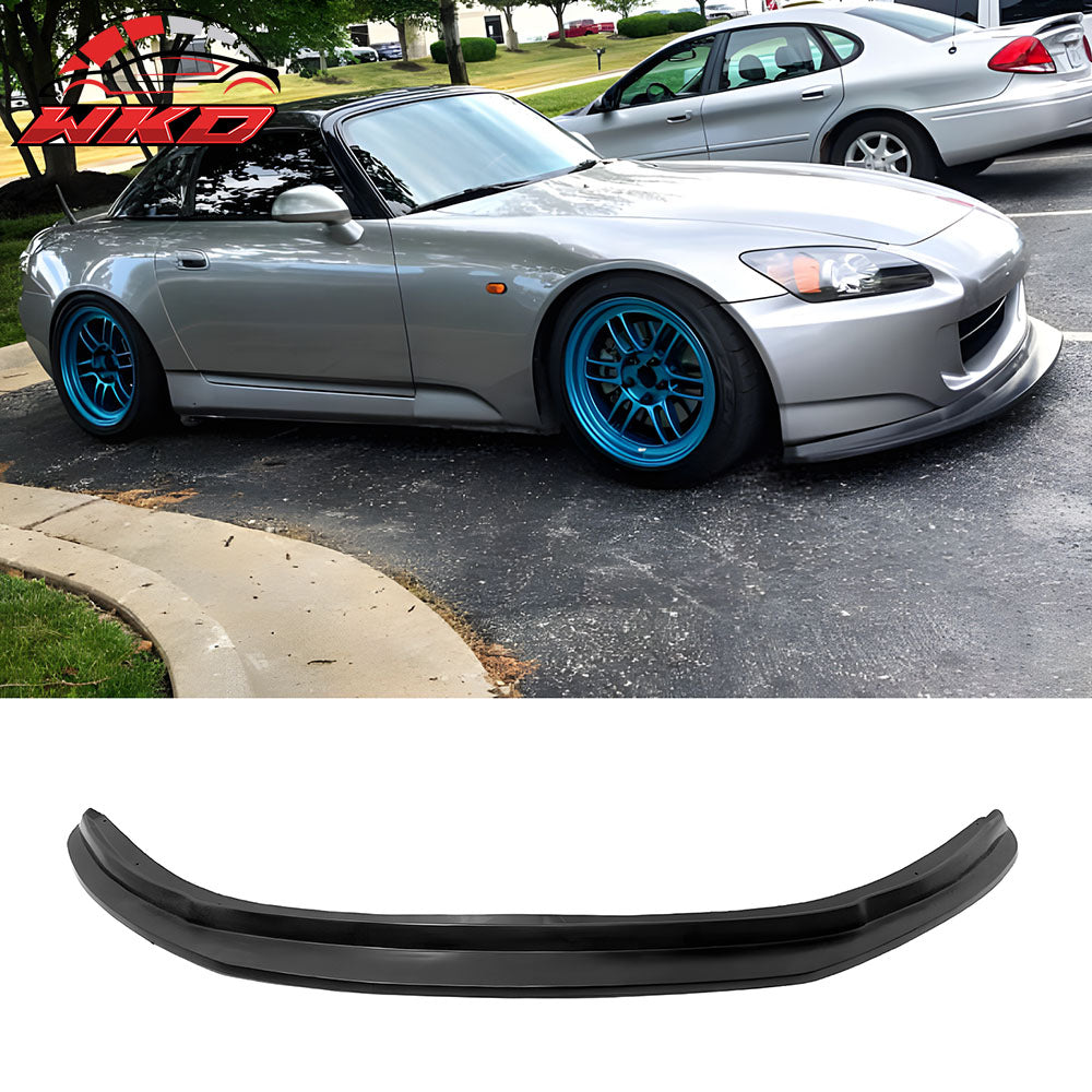Fits 04-09 Honda S2000 AP2 MDA Track Spec Style Front Bumper Lip Unpainted PU