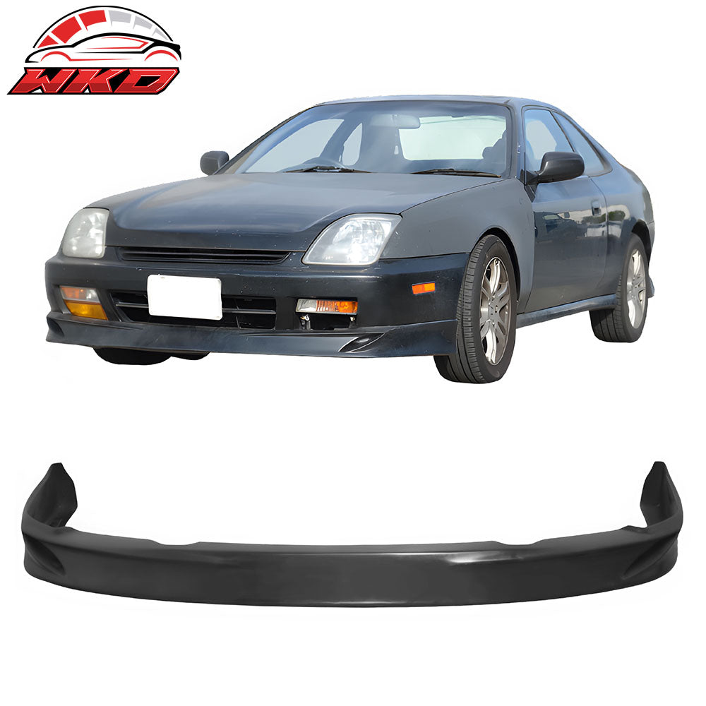 Fits 97-01 Honda Prelude Front Bumper Lip Unpainted PU IKON Spoiler Splitter