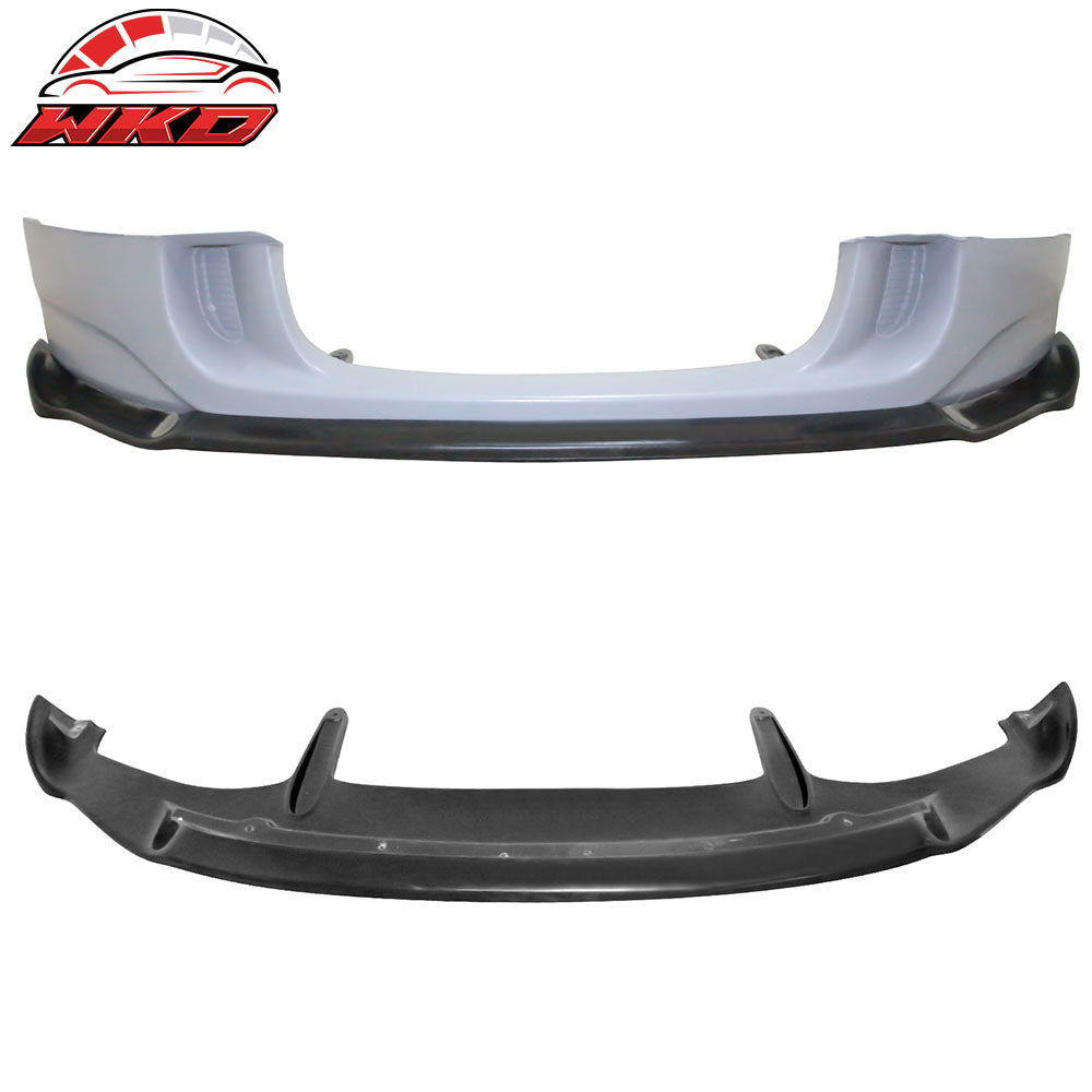 Fit 04-09 Honda S2000 AP2 Front Bumper Lip Mugen Style Spoiler PU Under Splitter