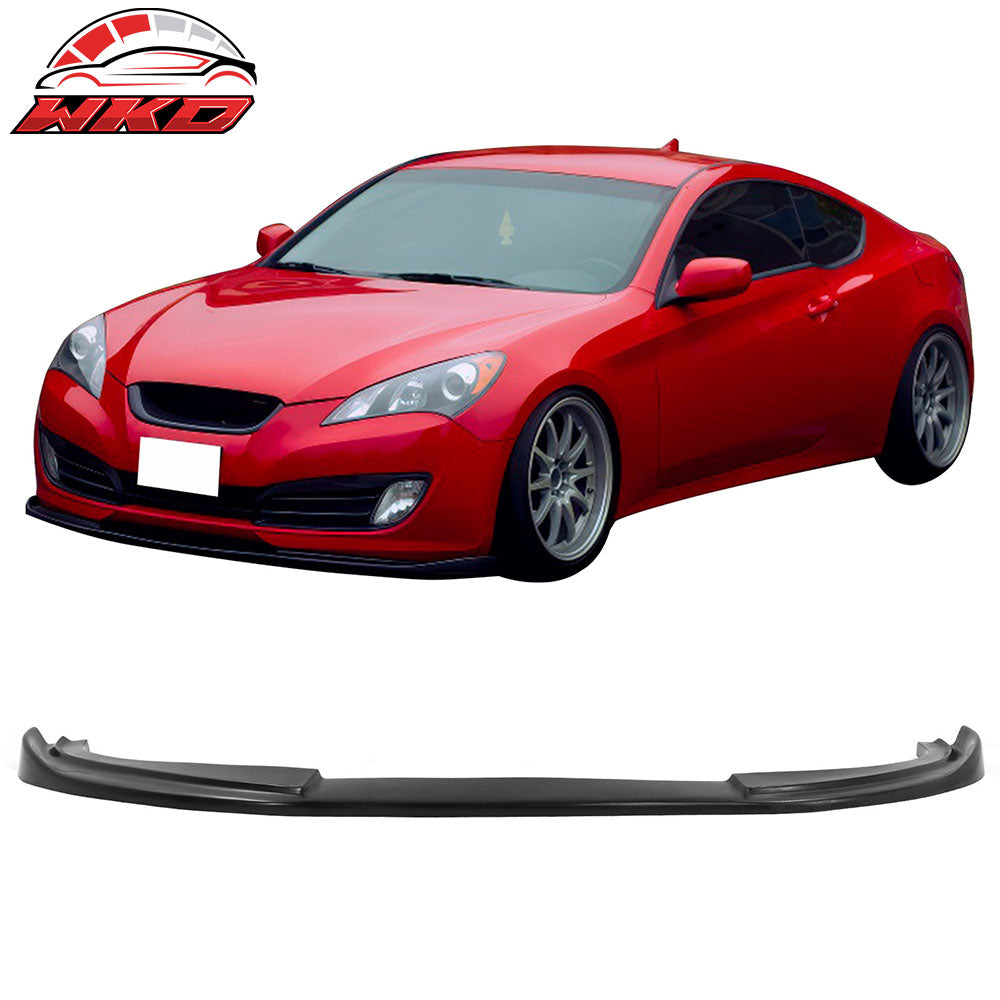 Fits 10-12 Hyundai Genesis Coupe Sport Style Front Bumper Lip Chin Spoiler PU