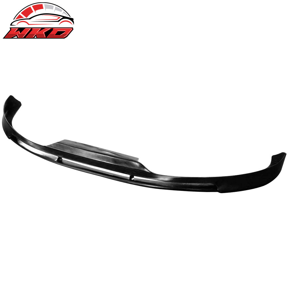 Fits 10-12 Hyundai Genesis S1 Style Front Bumper Lip Spoiler Unpainted Black PU
