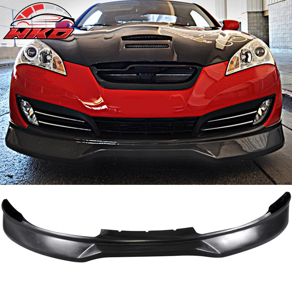 Fits 10-12 Hyundai Genesis Coupe 2DR CFX Style Front Bumper Lip Chin Spoiler PU