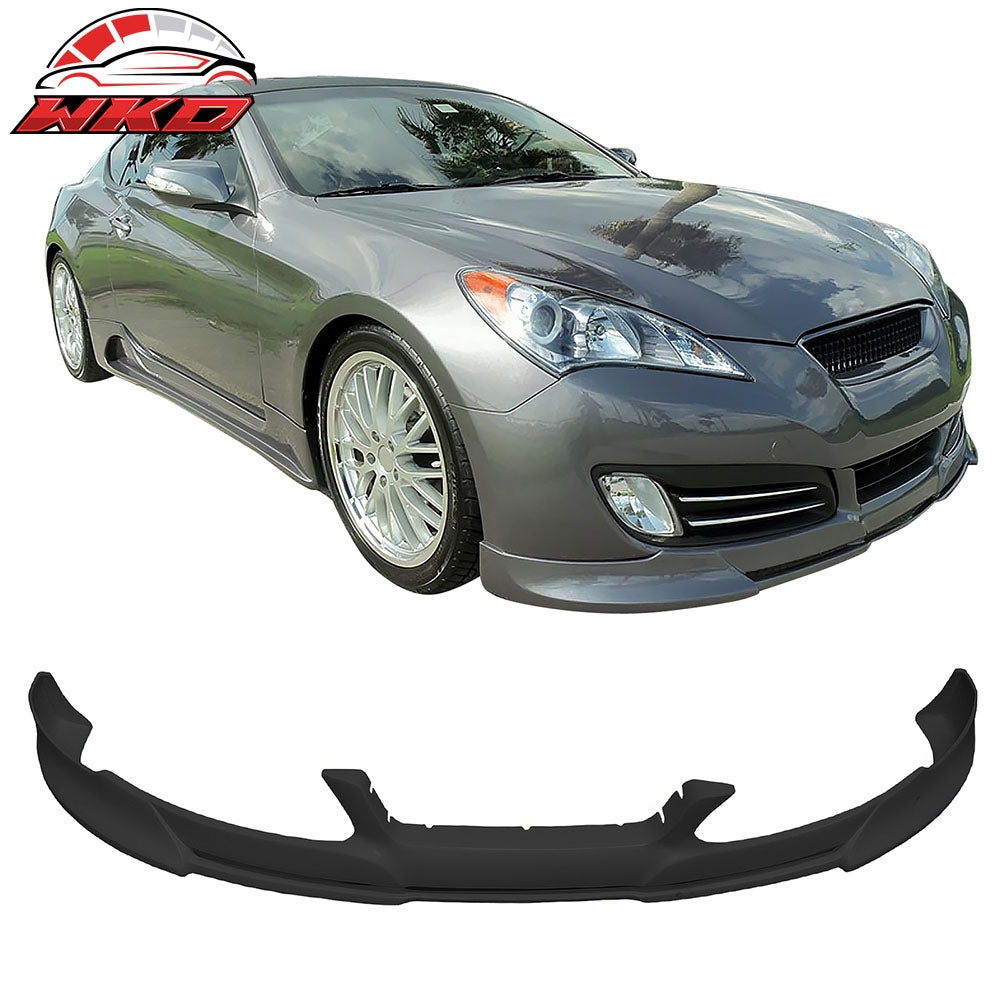 Fits 10-12 Hyundai Genesis Coupe 2DR PD Style Front Bumper Lip Chin Spoiler PU