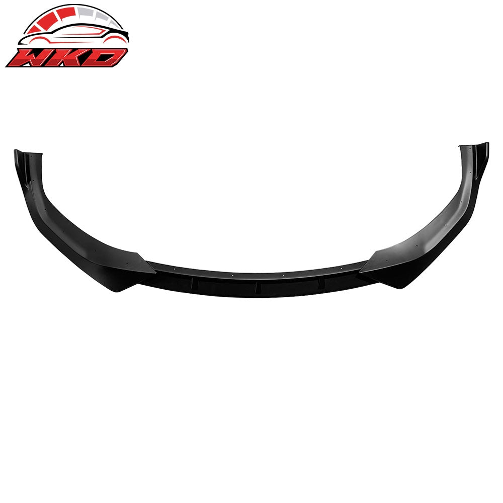 2024-26 Hyundai Sonata IKON V1 Style 3PCS Front Bumper Lip Chin Matte Black | Wholesale