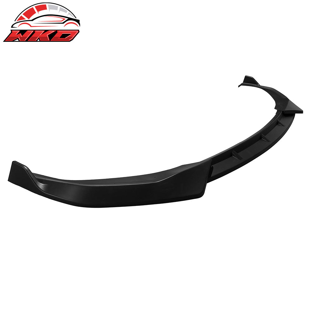 Fits 24-25 Hyundai Sonata IKON V1 Style 3PCS Front Bumper Lip Chin Matte Black