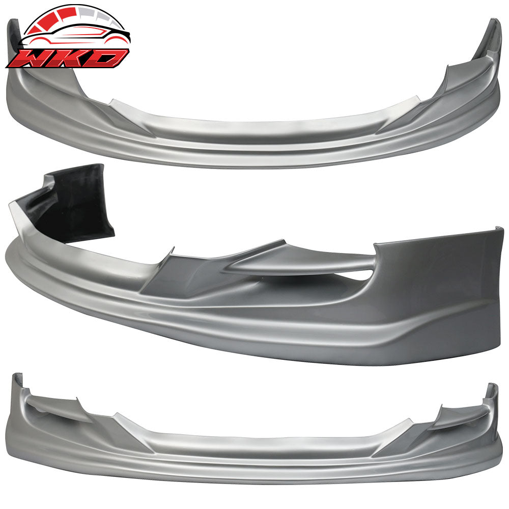 Fits 08-14 Infiniti G37 Front Bumper Lip Painted Liquid Platinum Metallic #K23