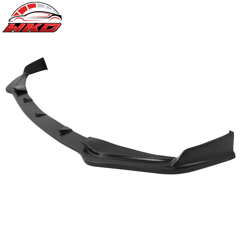 Fits 14-17 Infiniti Q50 Base Model T Style Front Bumper Lip Spoiler Unpainted PU