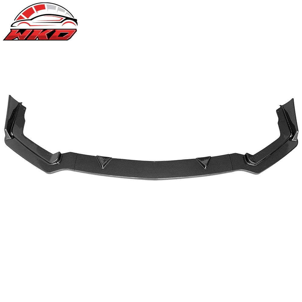 2014-17 Infiniti Q50 Sport Model Only Carbon Fiber Print 3PC Front Bumper Lip | Wholesale