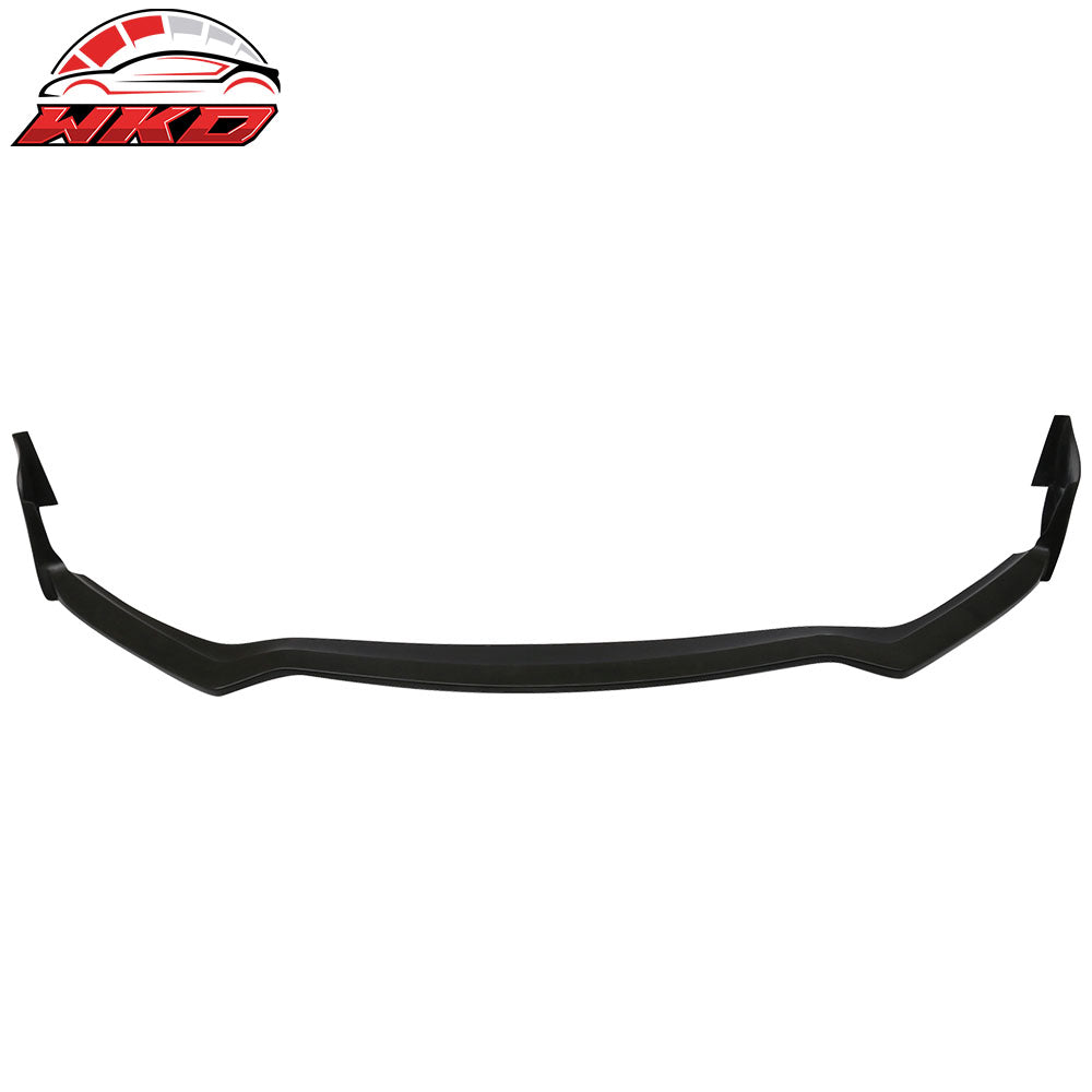 Fits 17-22 Infiniti Q60 Coupe S Style Front Bumper Lip Spoiler Unpainted PU