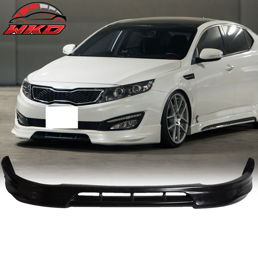 Fits 10-13 Kia Optima K5 DS Style Front Bumper Lip Spoiler Splitter Unpainted PU